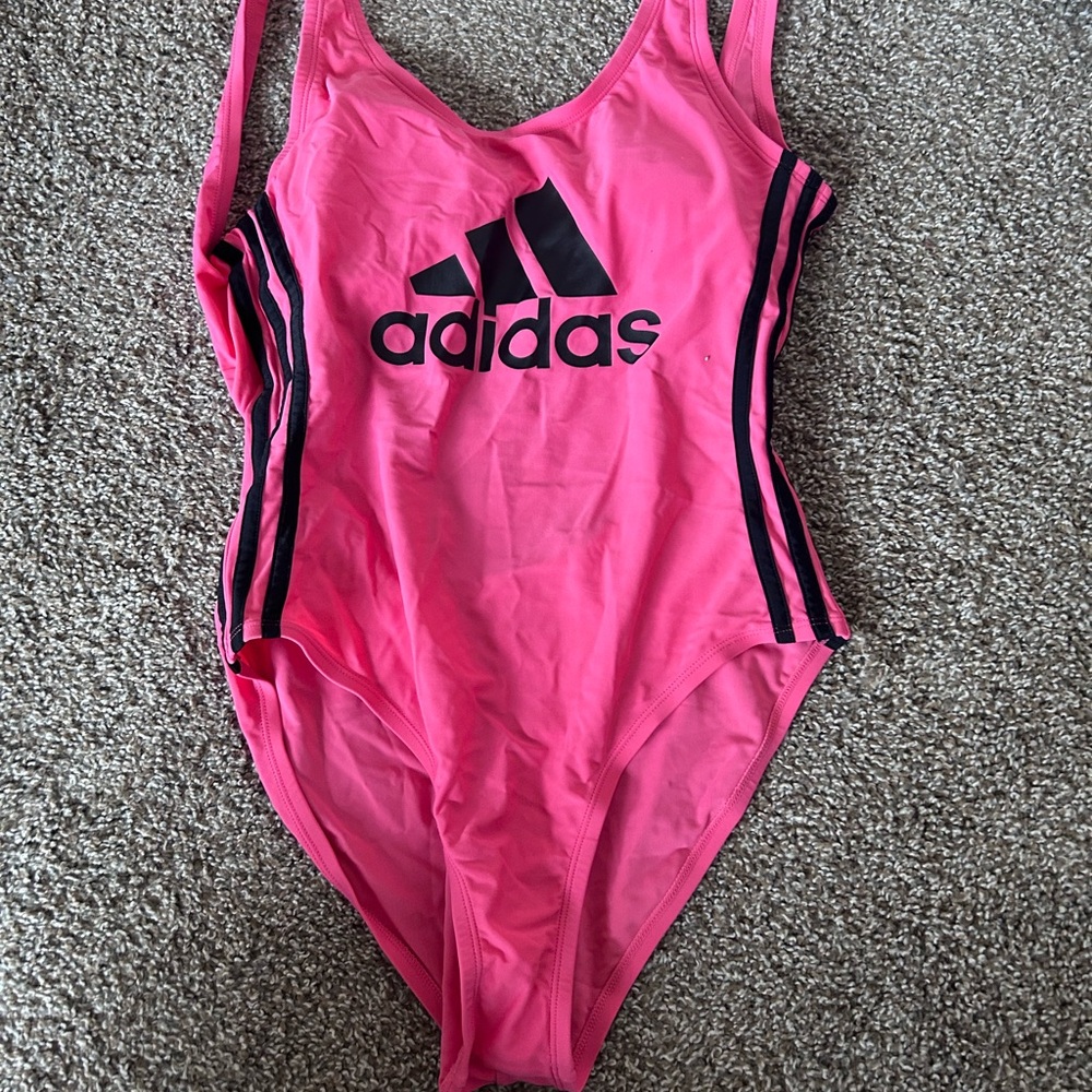 Adidas Pink One-Piece Swimsuit